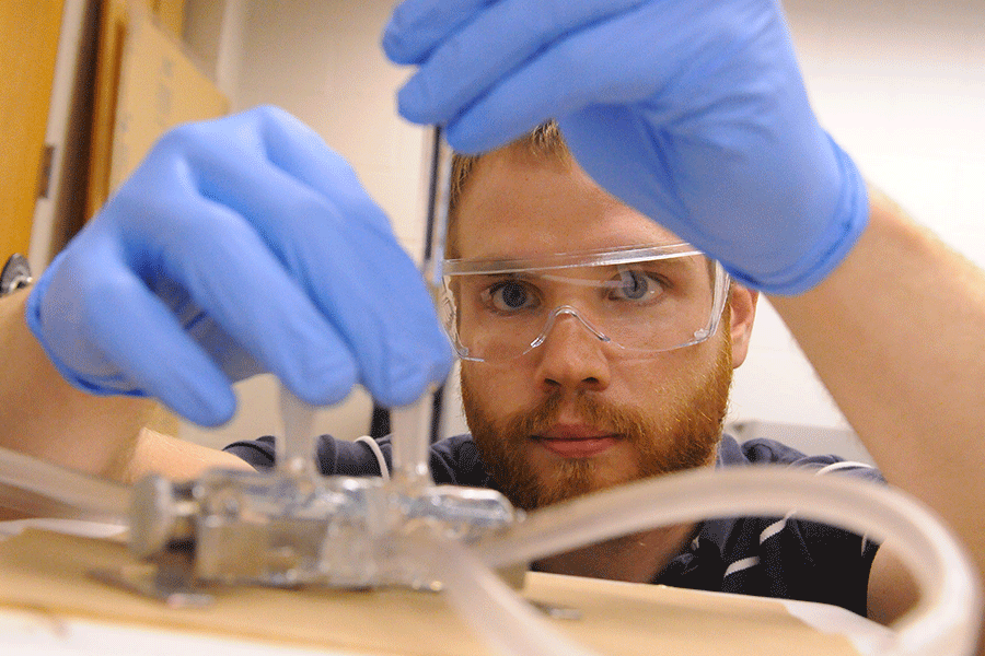 Stone working on research